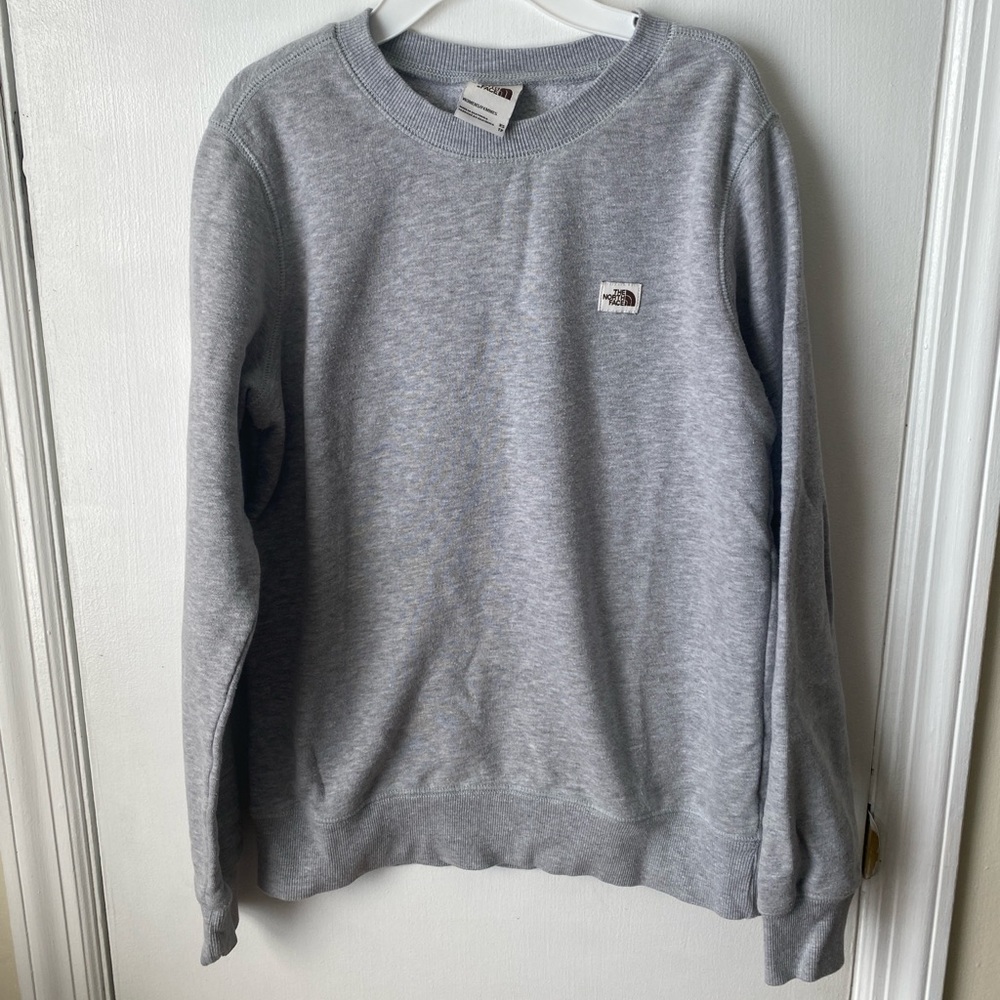 North face grey crewneck women’s